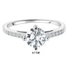 Crystal Beauty Ring by Peora – Elegant & Sparkling Design