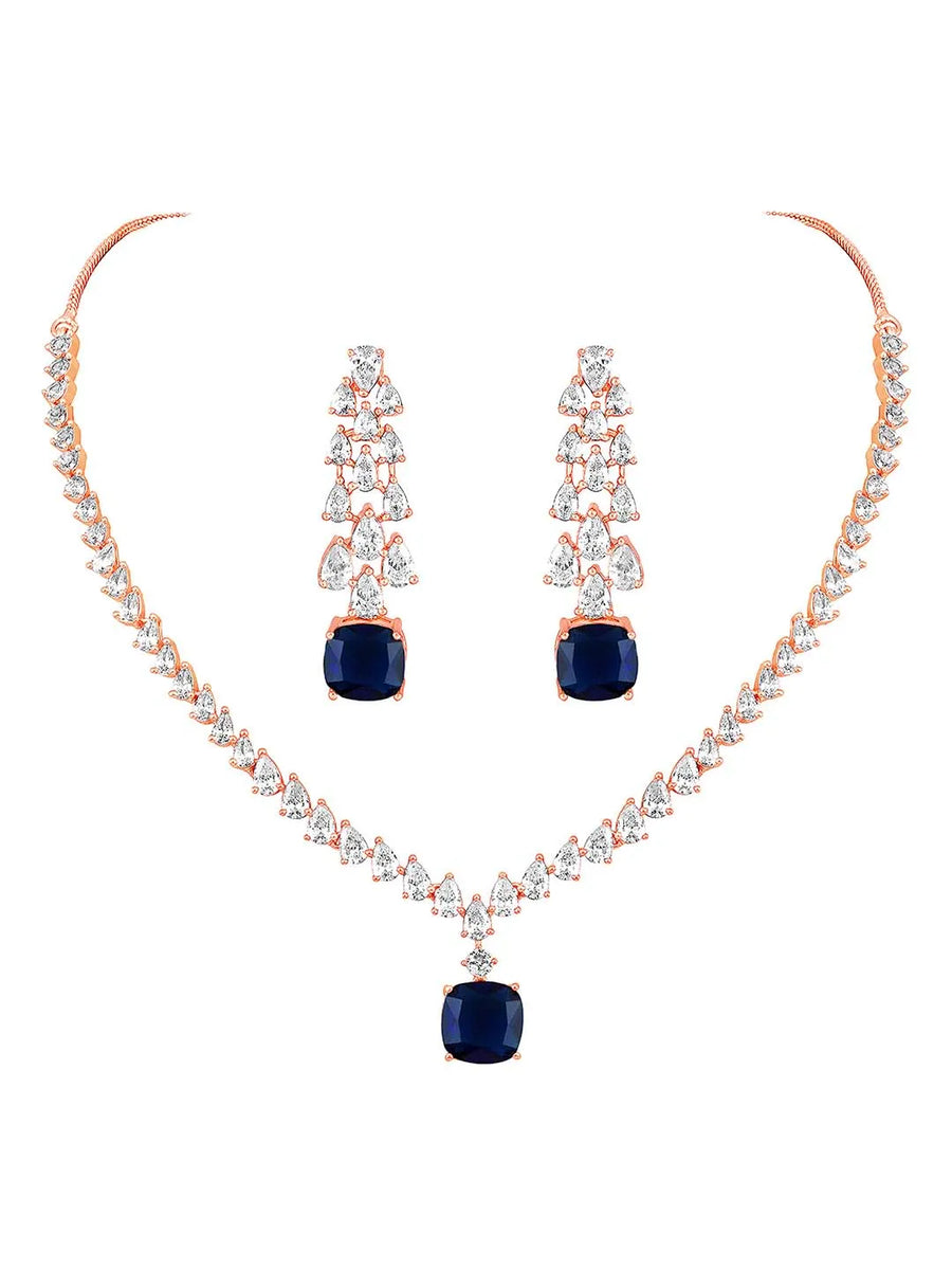 CZ Necklace – Sparkling Cubic Zirconia Elegance | Peora

