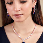 CZ Necklace – Sparkling Cubic Zirconia Elegance | Peora


