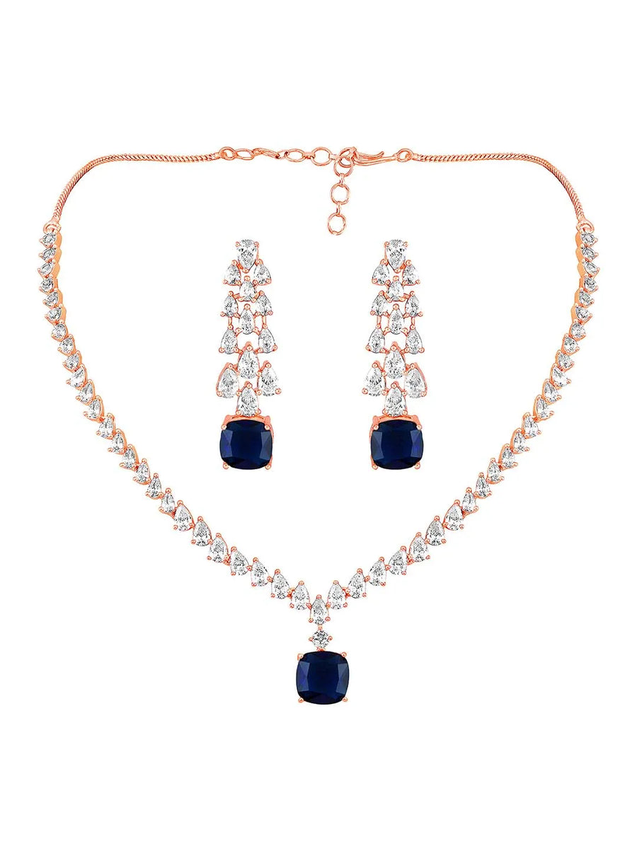 CZ Necklace – Sparkling Cubic Zirconia Elegance | Peora

