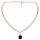 CZ Necklace – Sparkling Cubic Zirconia Elegance | Peora

