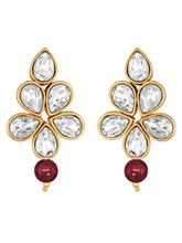 Crystal Pearl Necklace by Peora | Elegant Pearl Fashion Jewellery

