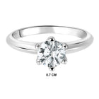 Crystal Glow Ring by Peora – Radiant & Stylish Jewellery