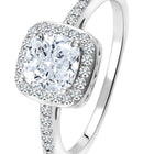 Crystal Radiance Ring | Sparkling Statement Ring by Peora

