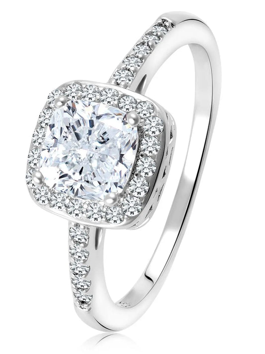 Crystal Radiance Ring | Sparkling Statement Ring by Peora

