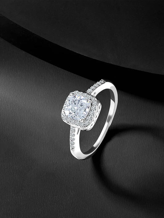 Crystal Radiance Ring | Sparkling Statement Ring by Peora

