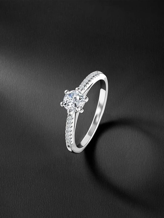 Crystal Shine Ring by Peora – Sparkle with Grace & Style
