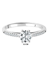 Crystal Shine Ring by Peora – Sparkle with Grace & Style