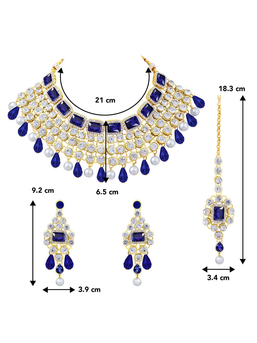 Crystal Choker Set Online | Sparkling & Elegant Designs – Peora