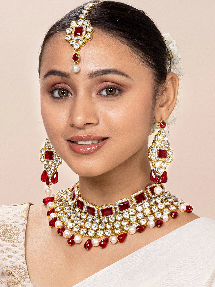 Crystal Choker Set Online | Sparkling & Elegant Designs – Peora