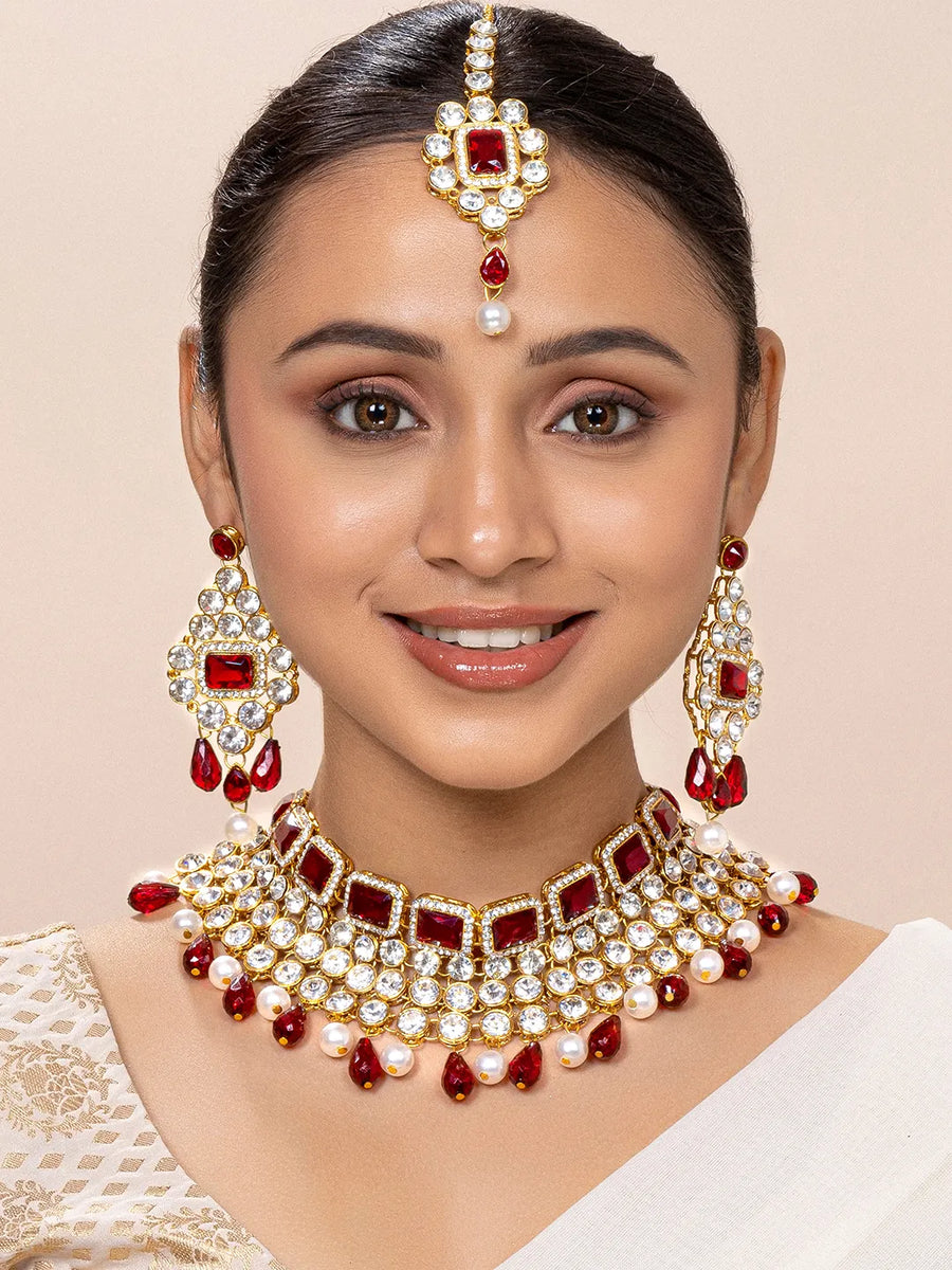 Crystal Choker Set Online | Sparkling & Elegant Designs – Peora