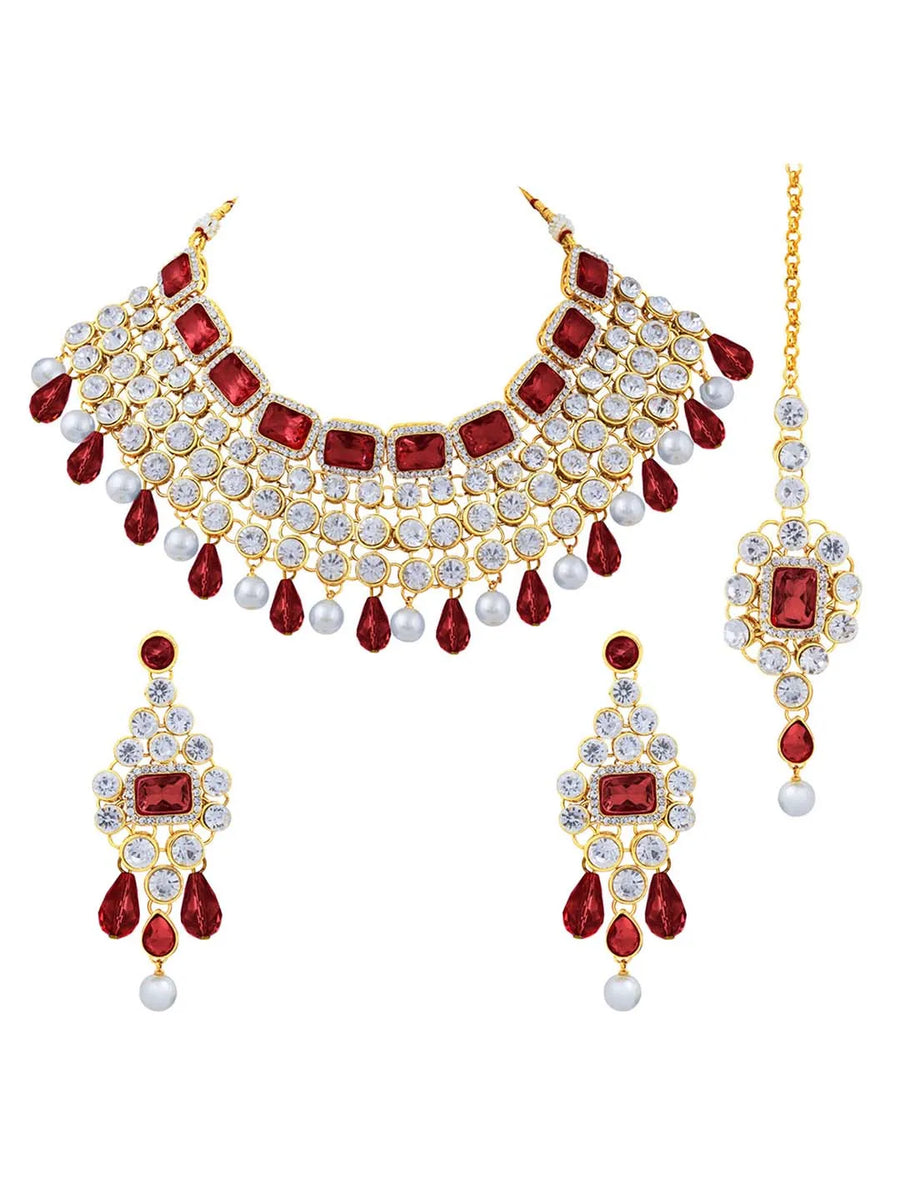 Crystal Choker Set Online | Sparkling & Elegant Designs – Peora