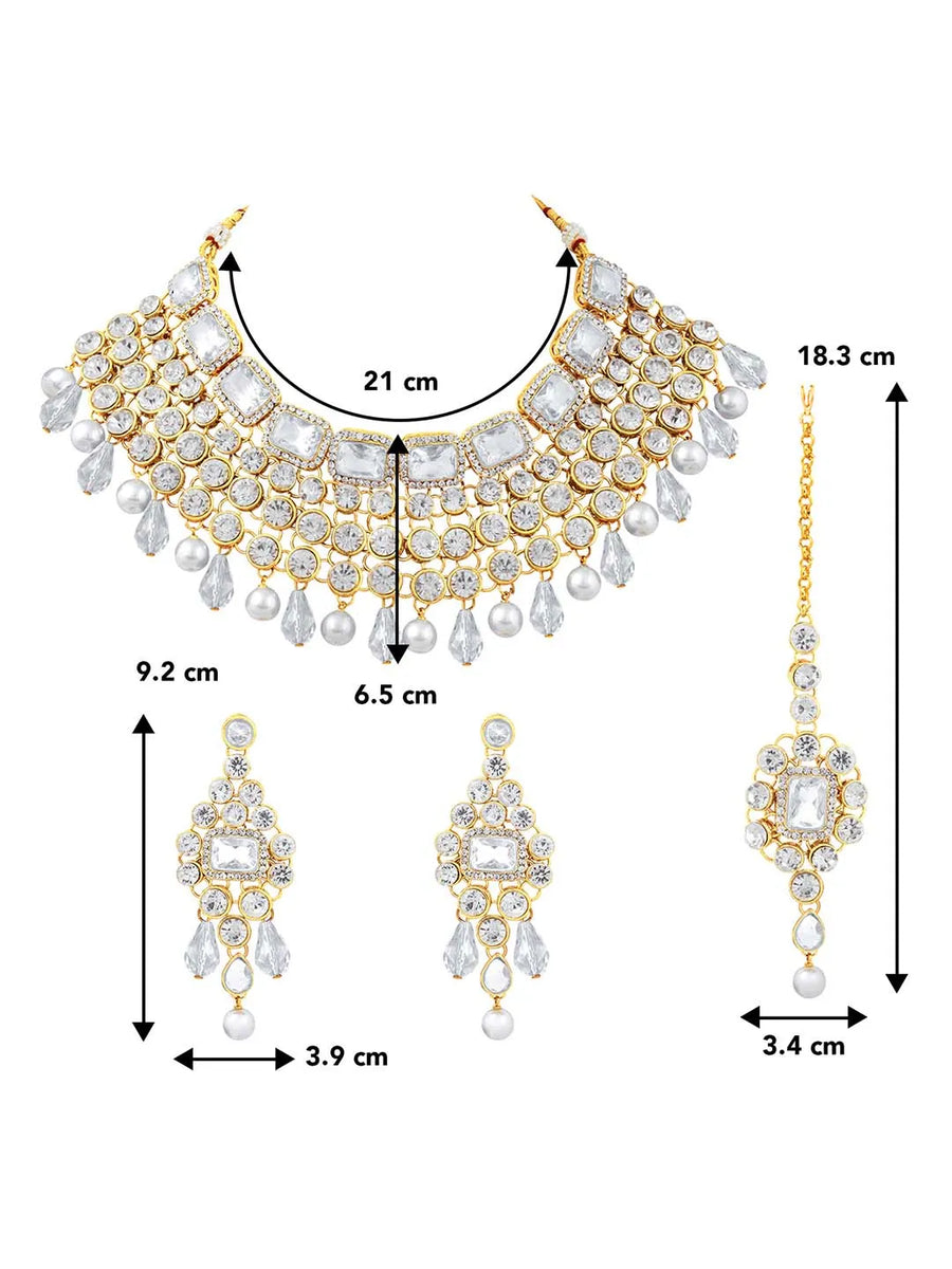 Crystal Choker Set Online | Sparkling & Elegant Designs – Peora