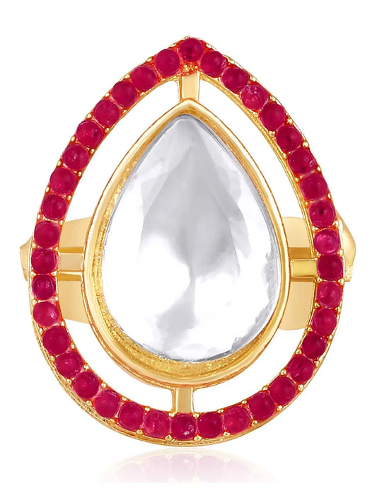 Glow Statement Ring | Radiant & Bold Design by Peora