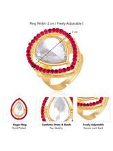 Glow Statement Ring | Radiant & Bold Design by Peora