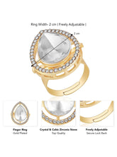 Glow Statement Ring | Radiant & Bold Design by Peora
