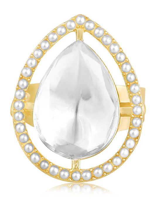 Glow Statement Ring | Radiant & Bold Design by Peora