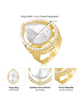 Glow Statement Ring | Radiant & Bold Design by Peora