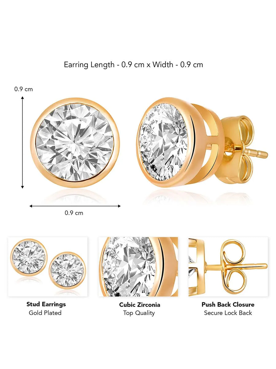 Stud Earrings – Elegant Everyday Jewellery for Women | Peora