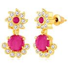 CZ Drop Earrings | Peora Elegant Drop Jewellery

