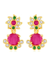 CZ Drop Earrings | Peora Elegant Drop Jewellery

