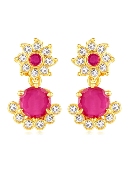 CZ Drop Earrings | Peora Elegant Drop Jewellery

