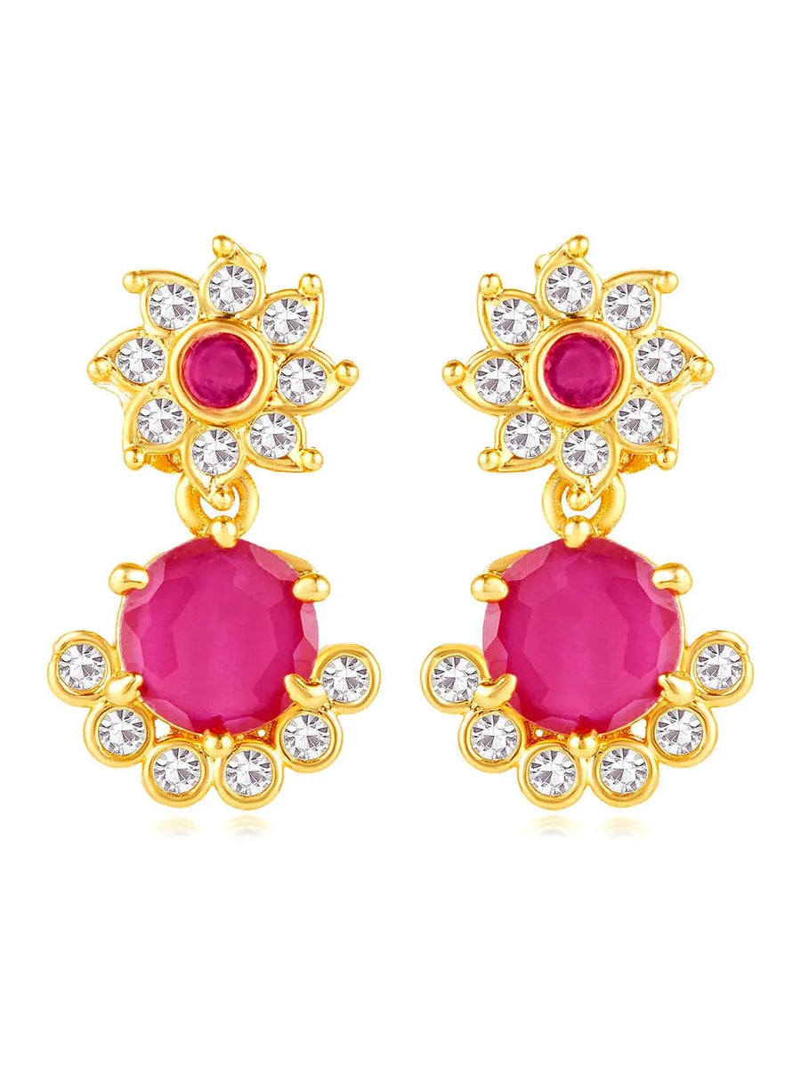 CZ Drop Earrings | Peora Elegant Drop Jewellery

