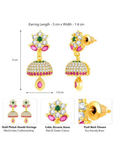 Sparkle CZ Jhumki Earrings | Peora's Latest Jewellery Collection

