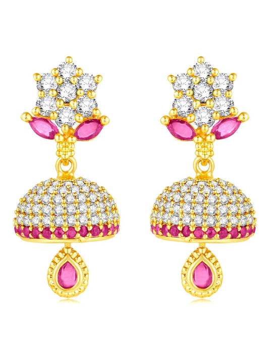 Sparkle CZ Jhumki Earrings | Peora's Latest Jewellery Collection

