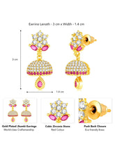 Sparkle CZ Jhumki Earrings | Peora's Latest Jewellery Collection

