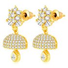 Sparkle CZ Jhumki Earrings | Peora's Latest Jewellery Collection

