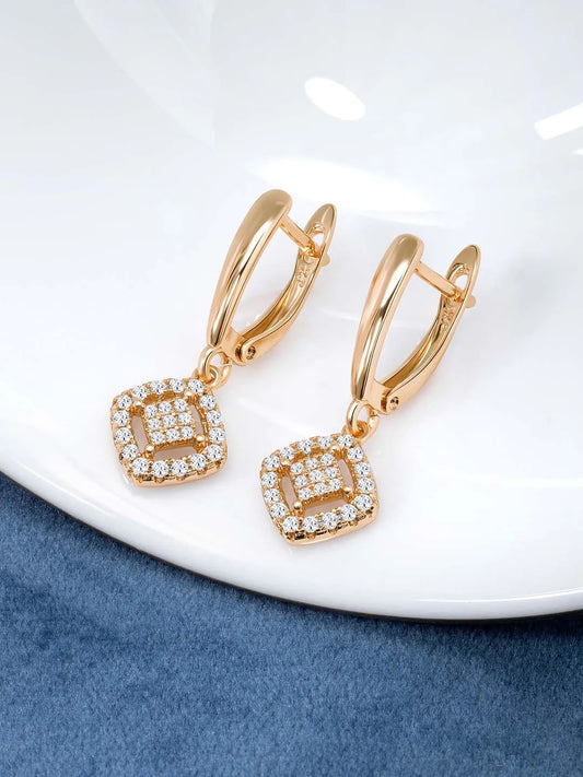 Sparkle CZ Drop Earrings by Peora – Stunning Fashion Jewellery

