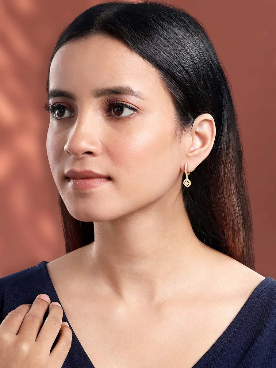 Sparkle CZ Drop Earrings by Peora – Stunning Fashion Jewellery

