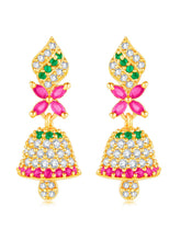 Shine CZ Jhumki by Peora | Radiant Ethnic Jewellery Collection

