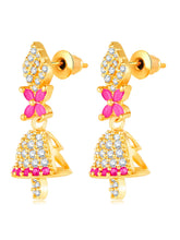 Shine CZ Jhumki by Peora | Radiant Ethnic Jewellery Collection

