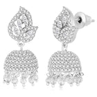 Azure Elegance CZ Jhumki | Find Chic Jewellery at Peora

