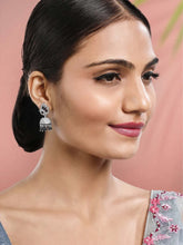 Azure Elegance CZ Jhumki | Find Chic Jewellery at Peora

