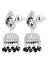 Azure Elegance CZ Jhumki | Find Chic Jewellery at Peora

