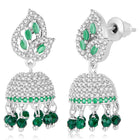 Azure Elegance CZ Jhumki | Find Chic Jewellery at Peora

