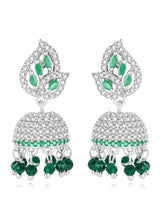 Azure Elegance CZ Jhumki | Find Chic Jewellery at Peora

