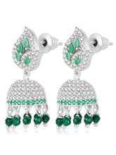 Azure Elegance CZ Jhumki | Find Chic Jewellery at Peora

