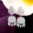 Azure Elegance CZ Jhumki | Find Chic Jewellery at Peora

