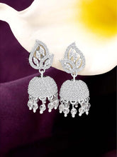 Azure Elegance CZ Jhumki | Find Chic Jewellery at Peora

