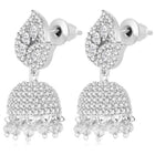 Azure Elegance CZ Jhumki | Find Chic Jewellery at Peora

