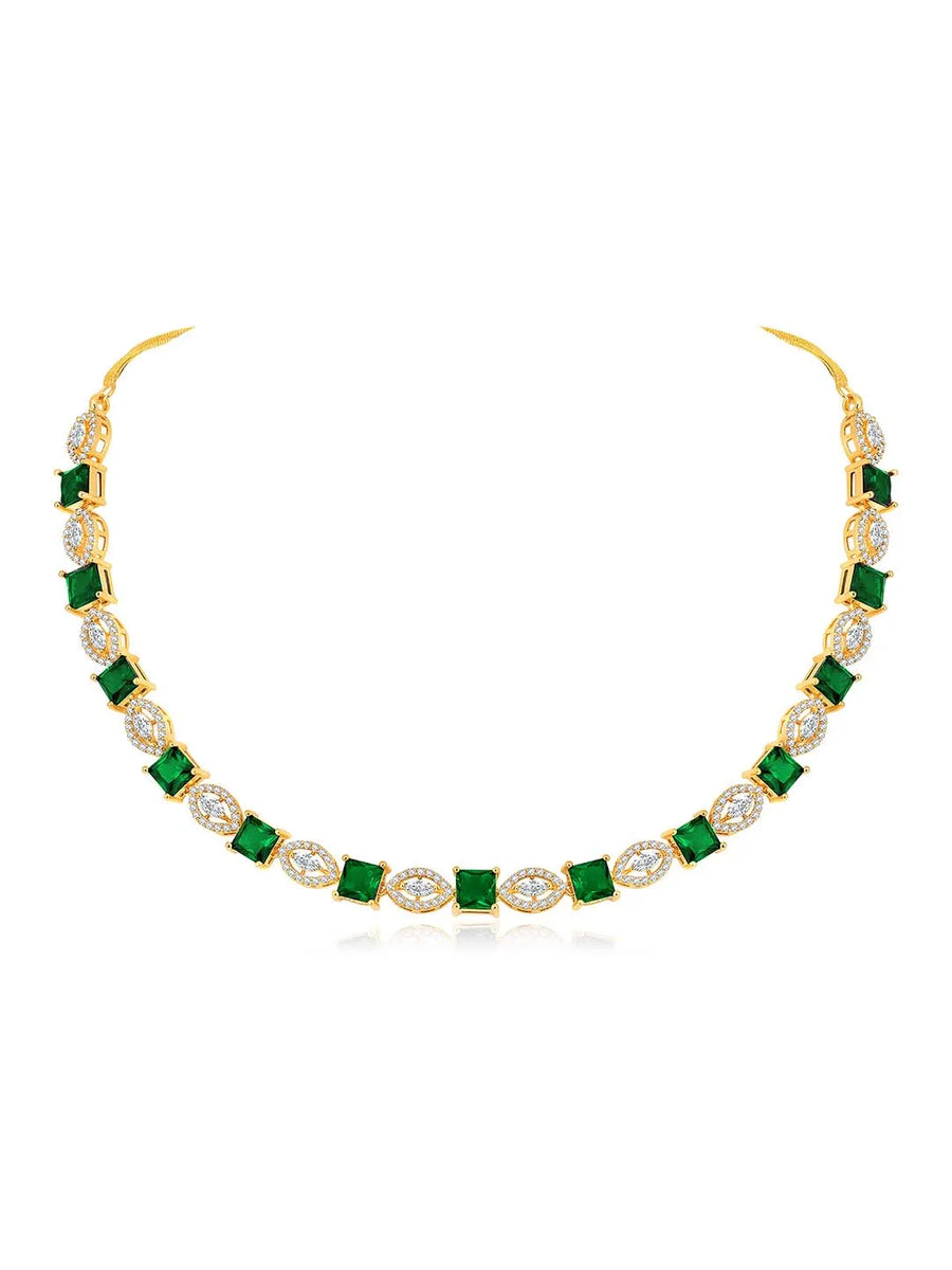 CZ Necklace Design – Stylish Fashion Jewellery by Peora

