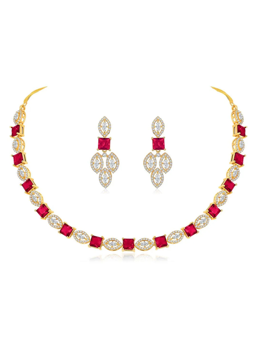 CZ Necklace Design – Stylish Fashion Jewellery by Peora


