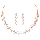 CZ Necklace Set – Stylish Stone Jewellery by Peora
