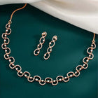 CZ Necklace Set – Stylish Stone Jewellery by Peora
