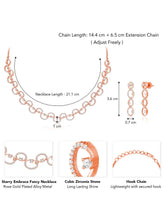 CZ Necklace Set – Stylish Stone Jewellery by Peora
