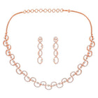 CZ Necklace Set – Stylish Stone Jewellery by Peora
